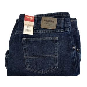 Wrangler Authentics Men's Classic 5-Pocket Relaxed Jean Dark Blue 42 X 3…